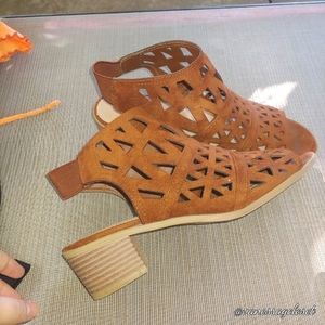 Brown Heel Sandals